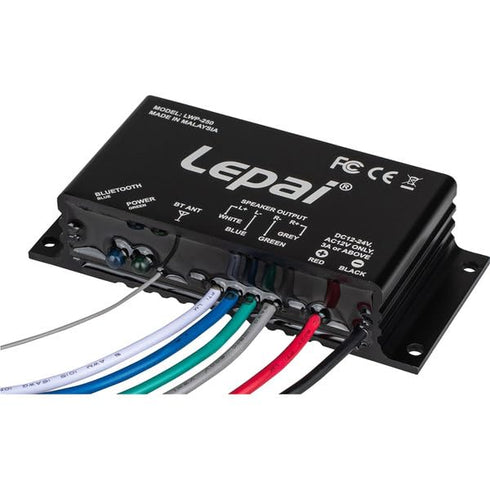 LWP-250 2 x 50W Outdoor/Marine Bluetooth 5.0 Mini Amplifier with Mounting Flanges