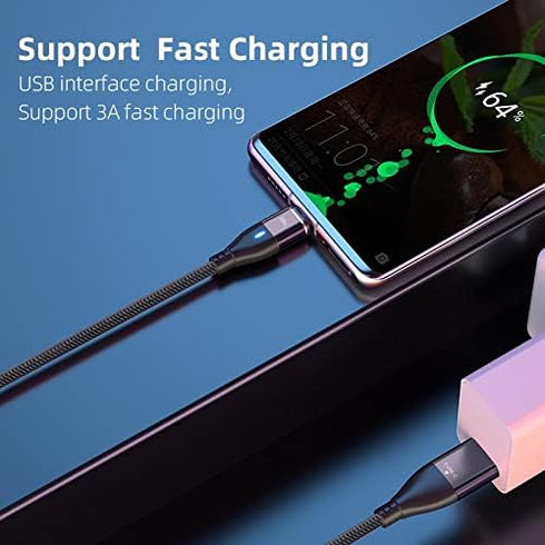 BoxWave Cable for ASUS ZenScreen MB16ACE - MagnetoSnap PD AllCharge Cable (100W), USB Type-C Micro USB