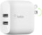 Belkin 24W Dual Port USB Wall Charger - Fast Charging for iPhone, iPad, Samsung & More - Charging Block for Power Bank,