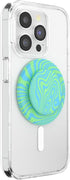 PopSockets Round Phone Grip Compatible with MagSafe, Adapter Ring Included, Wireless Charging Compatible - Swirl Oasis