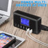 USB Charger, slitinto 60W 12A 8-Port USB Charging Station Multi Port Hub Charger with LCD Display for Multiple Devices