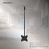 Generic Mount,360 (-15/+5), 32-55 Inch 75x75 200x200mm, Commercial Ceiling TV Swivel & Tilt Height Adjustable