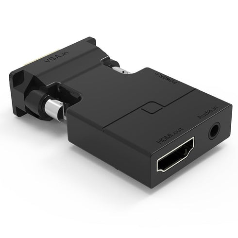 UIGOCLE HDMI to VGA Adapter Converter with Audio, Video Dongle adaptador Compatible with Computer,Laptop,Projector