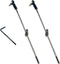 Gracilaria 2PCS RC Boat Push Rod Kit Plastic Tie Rod Ends Ball Joint