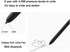 Galaxy S24 Ultra S Pen with Bluetooth Replacement for Samsung Galaxy S24 Ultra 5G Touch Stylus Pen, Black