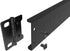 Jingchengmei 12 Port Hinged Patch Panel - 1U 19" Rack Mount D-Type Connectors, Black (H1U12D)