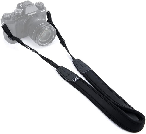 JJC Soft Neck Shoulder Strap for Sony ZV-E10 A6000 A6100 A6300 A6400 A6500 A6600, Fuji X-T5 X-T30 X-T20 X-T4 X-T3 X100V