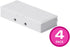 Monoprice Speaker Wire, Flat Adhesive Super Slim Connector, 4-Pack