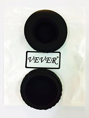 VEKEFF Replacement Ear Pads, Earpad Ear Cups, Ear Cover Cushions for Monster DNA On-Ear Headphones, Black.