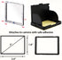 CasaNexa 3" LCD Screen Hood Sun Shade Foldable Anti-Glare Reflection Viewfinder Protector Display Guard Monitor Shield