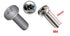 YXQ 78pcs M4 10mm Stainless Steel VESA TV LCD Monitor Mount Phillips Head Screws x
