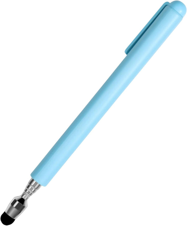 Universal Telescopic Stylus Pen for Touch Screens, Retractable Pointer Stick & Stylus with Flocking Tip (Blue)