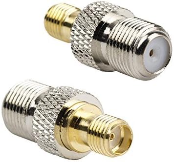 F Type to SMA Male Female Coax Connector Coaxial Adapter - 2 Sets, 6 Pcs