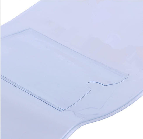 Lsgoodcare 5Pcs Portable Two Way Radio Waterproof Rainproof Bag Case Pouch, White, Compatible with Motorola Kenwood