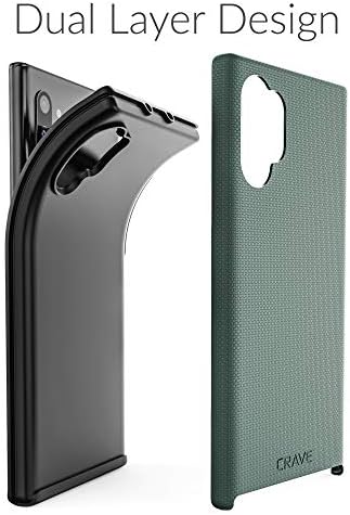 Crave Note 10+ Case - Forest Green - Dual Guard Protection Series Case for Samsung Galaxy Note 10 Plus