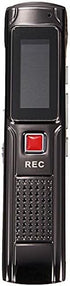 AHAOMG 8GB 650Hr MP3 (TM) LCD Digital Audio Voice Recorder Rechargeable Dictaphone Player Black