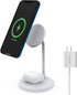 Techsmarter 2-in-1 Magnetic Wireless Charging Stand with 20W USB-C Wall Charger & 5ft USB-C Cable for iPhone 12/13/14