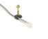 THE CIMPLE CO Mini Wire Cable Clips, Electrical Wire Clip and Fastener, 1/10 in (3 mm), Black (50 pieces)