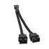 Motherboard 9pin USB2.0 to Dual 9pin Extension Cable, 9pin to 2 * 9pin Splitter Cable Cord, Motherboard USB 9Pin Header Cable, Black