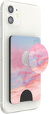 PopSockets Phone Wallet - Pink Clouds, Expanding Phone Grip, Phone Card Holder
