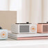 Vinyl Record Player Style Bluetooth Speaker, Classic White Look, Gift for Girls, Bass Enhancement Loud Volume by Wetocke