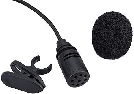 Mini Lavalier Lapel Tie Clip-on 3.5mm Jack Condenser Microphone for Crosstour ct8500 Action Camera