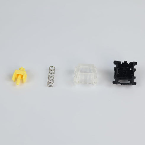GATERON KS-15 Optical Yellow Keyboard Switches, 35gf RGB LED Infrared Path (35PCS, Yellow)