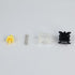GATERON KS-15 Optical Yellow Keyboard Switches, 35gf RGB LED Infrared Path (35PCS, Yellow)