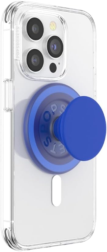 PopSockets Phone Grip - Compatible with MagSafe, Wireless Charging Compatible - Into The Woods - Cobalt