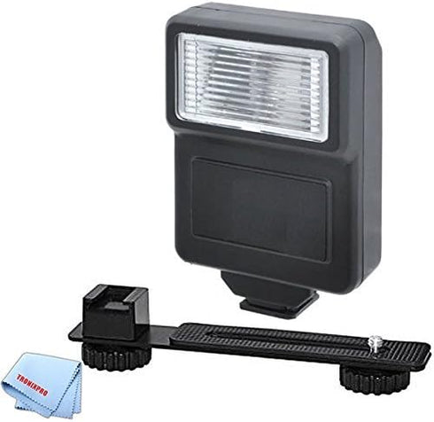 Digital Camera Flash with Shoe Bracket for Sony, Nikon, Canon, Pentax, Olympus & More Cameras