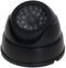Othmro Fake Security Camera, Plastic Dummy Dome CCTV, Battery Powered Surveillance System for Home, Black 1Pcs