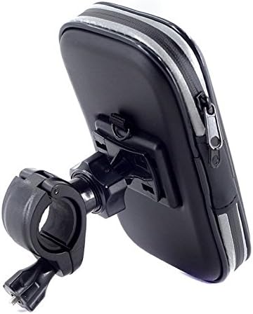 Touch Screen Bike Mount Waterproof Phone GPS Case, Bicycle Handlebar Holder Bag for iPhone 16 Plus 15 14 13 Pro Max,