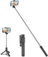Tianle Selfie Stick, 40 Inch Phone Tripod Extendable Cell Phone Tripod Stand with