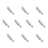 URIMPAVIDO 10PCS M3 Thread Self-Locking Metal Clevis Quick Link Steel Clevis for Fix Wing RC Airplane Helicopter Model