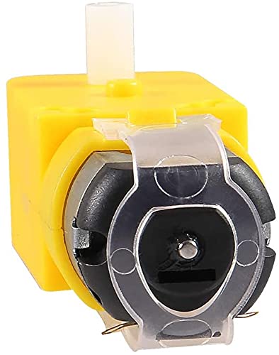 AOICRIE 12pcs 3V-6V TT Motor DC Electric Motor Dual Shaft Geared Motor Magnetic Gearbox Engine Motor for DIY Smart Car