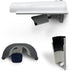 KENUCO Sun Rain Shade Cover for Outdoor Security Cameras, Aluminum Alloy - White