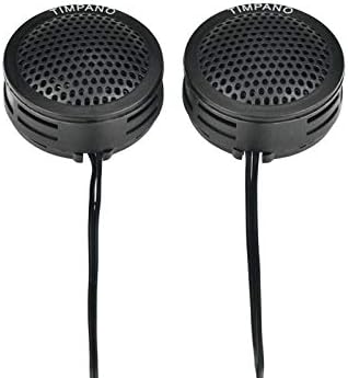 Timpano TPT-ST1 Dome Tweeter, 1 Inch Tweeter Set for Car Audio, 4 Ohm Soft Dome (Pair)