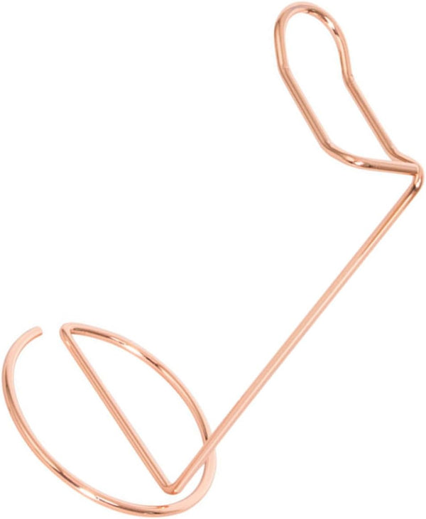 Headset Simple Headphone Stand, Desktop Speaker Stand Accessory, Earphone Supporting Hanger Iron Rose Gold