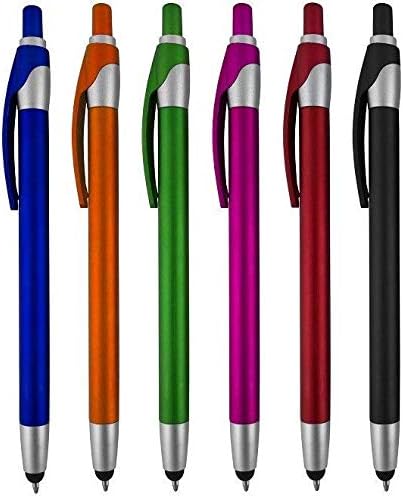 Stylus Pens for Touch Screens & Tablets, Lightweight Click Capacitive Ballpoint Pen, 5 Pack