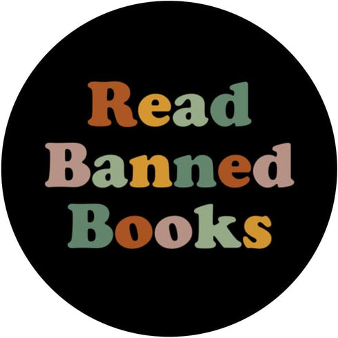Read Banned Books Bookworm Librarian Literature Rebel Reader PopSockets Swappable PopGrip