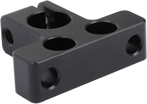 CAMVATE 15mm Single Rod Clamp with 1/4"-20 Unthreaded Mounting Points - 2318