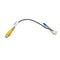 Bstenky 10 Pin Backup Camera Cable Wiring Harness Adapter Connector Video Input Aftermarket