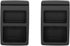 Monoprice 15 Tilted Wedge Desktop Speaker Stands (Pair) for Small Sized Speakers, Anti-Vibration, Degrees of Tilt