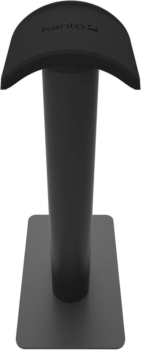Kanto H2 Premium Universal Headphone Stand | Curved Silicone Padding for On and Over Ear Headphones | Black