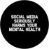 Social Media Seriously Harms Your Mental Health - Cool Funny PopSockets Swappable PopGrip