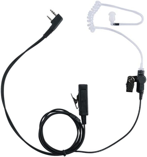 Sarcia Walkie Talkie Earpiece Headset MIC PTT for Kenwood Baofeng 2pin UV-5R BF-888S BF-F8HP Arcshell AR-5 Two Way Radio