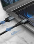 Lightning Cable 6 FT 3Pack, 6 Foot Certified iPhone Charger Braided Black USB Charging Cord for iPhone 14/13/12/11