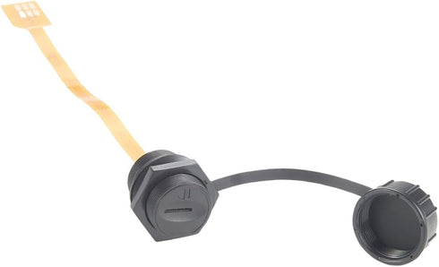 Plinkwirekb IP67 Waterproof Micro SIM Extension Cable Panel Mount Male to Female Extender