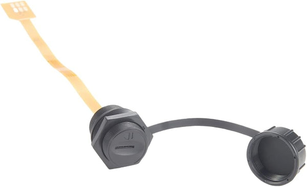 Plinkwirekb IP67 Waterproof Micro SIM Extension Cable Panel Mount Male to Female Extender