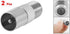 uxcell 2 Pcs F Female to PAL Male 9.5mm Coax Adapter, TV Satellite Antenna